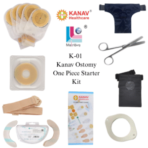 Kanav K-01 Ostomy 75mm One Piece Starter Kit