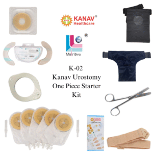 Kanav K-02 Urostomy 60mm One Piece Starter Kit