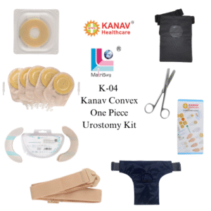 Kanav K-04 Convex One Piece 57mm Urostomy Kit